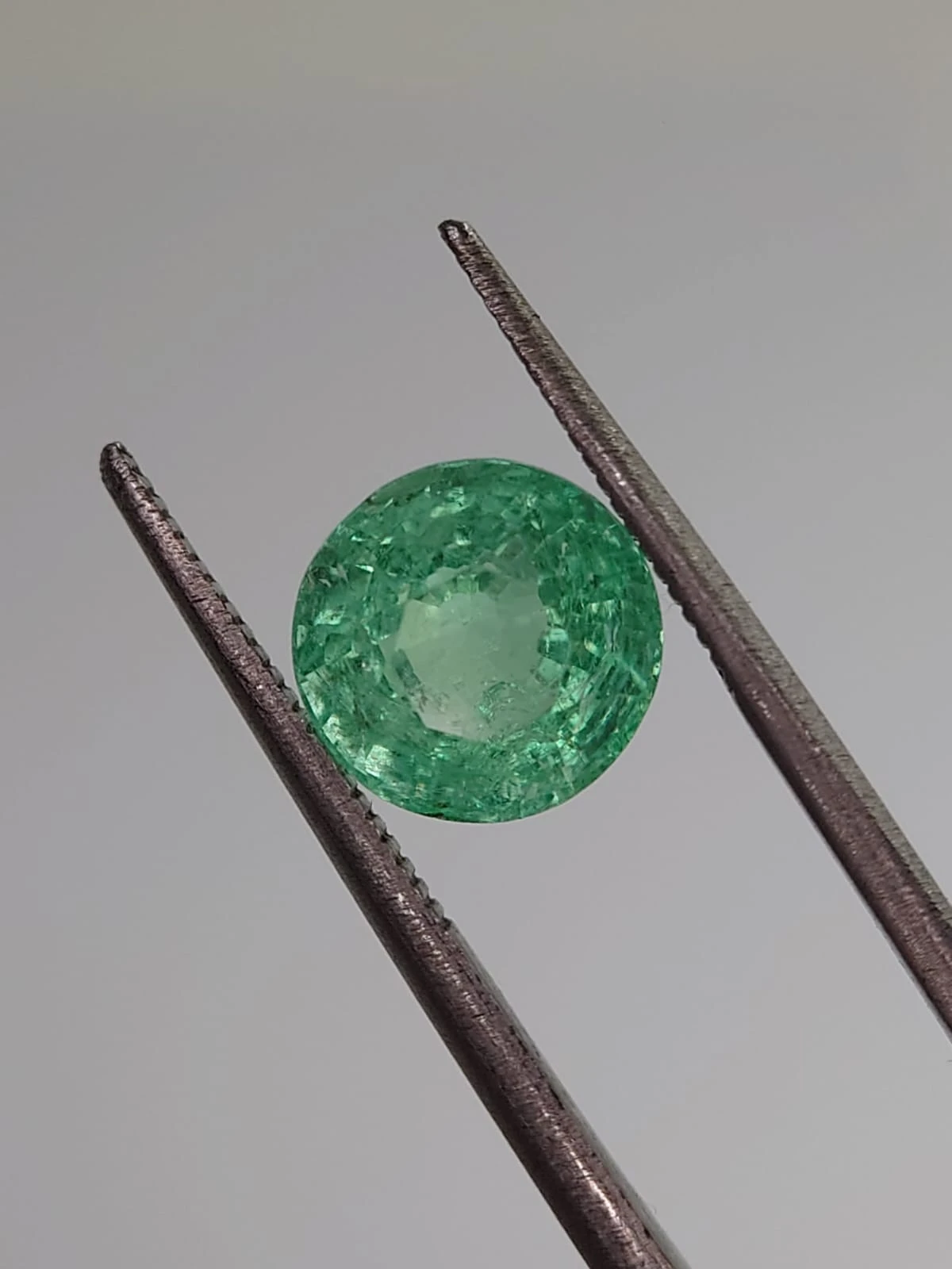 2.79ct Natural Emerald Round Cut Loose Gemstone From Panjshir Afghanistan — view 5